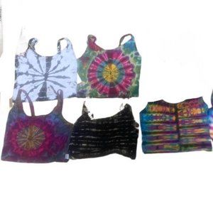 Women's Multi Stretchy Sleeveless Backless Crop-top